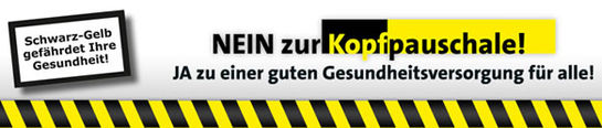 Nein zur Kopfpauschale